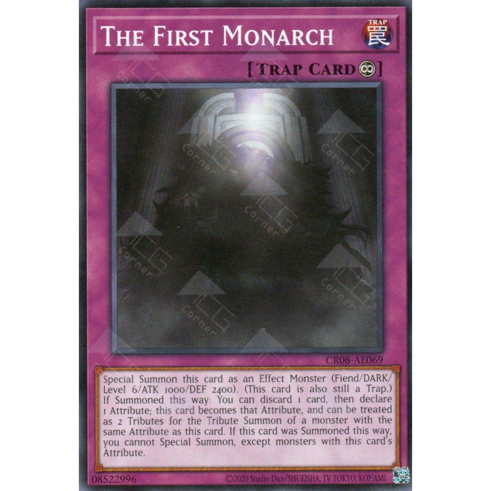 [ Bài Yugioh Chính Hãng ] CR08-AE069 The First Monarch - Common