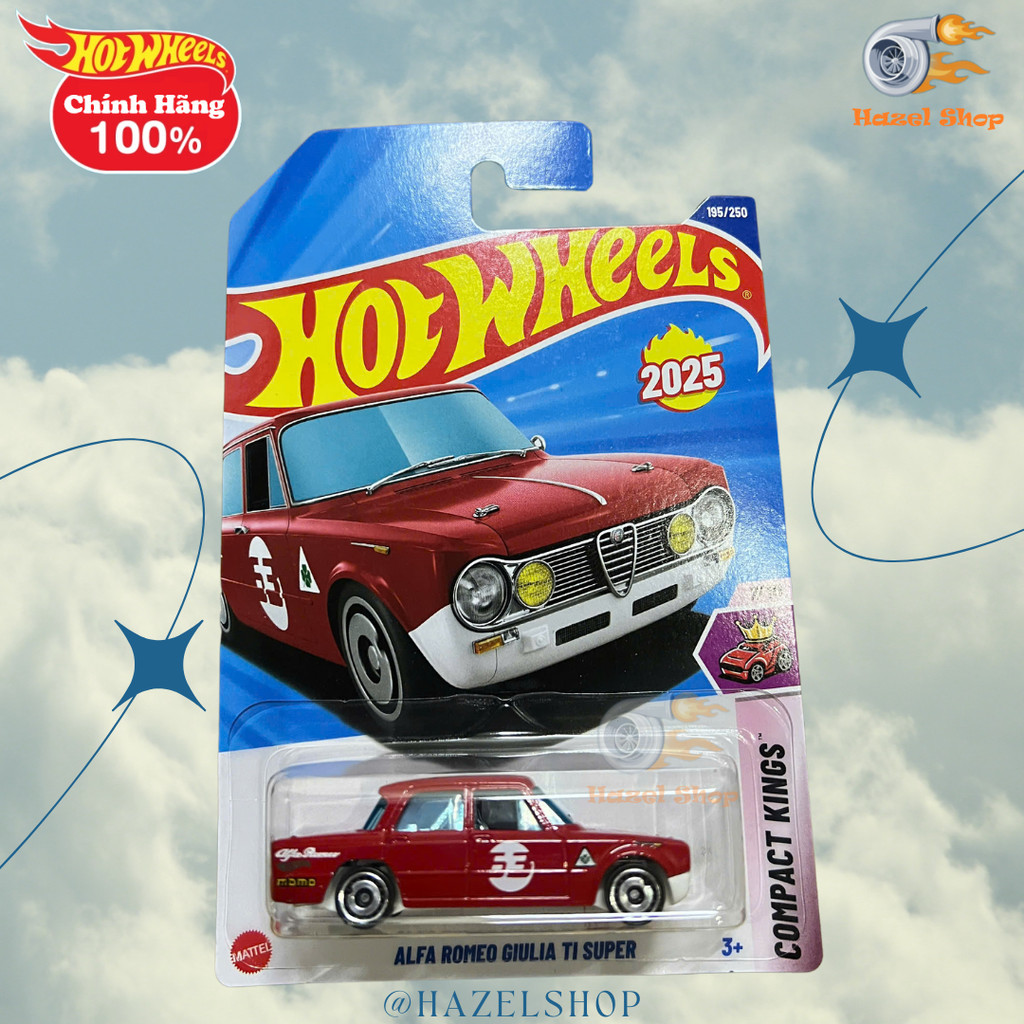 Hazel Shop - Xe mô hình Hot Wheels Alfa Romeo Giulia TI Super Red