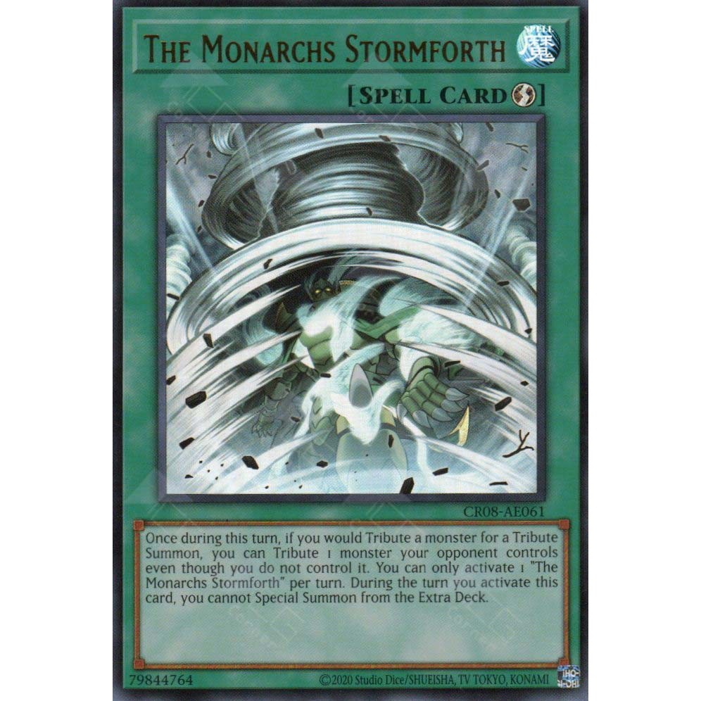 Thẻ bài Yugioh - CR08-AE061 - The Monarchs Stormforth
