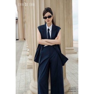  Áo gile nữ dáng dài thiết kế EVA DE EVA 25SJLE015X 