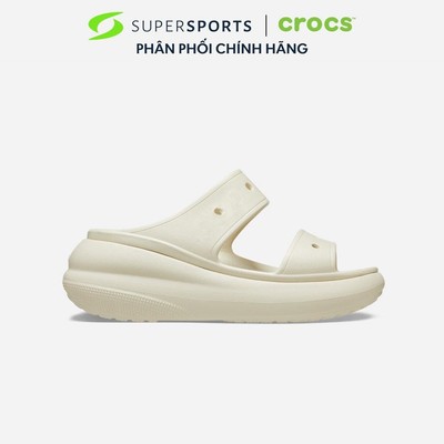 Dép Quai Ngang Unisex Crocs Classic Crush - Be - 207670-2Y2