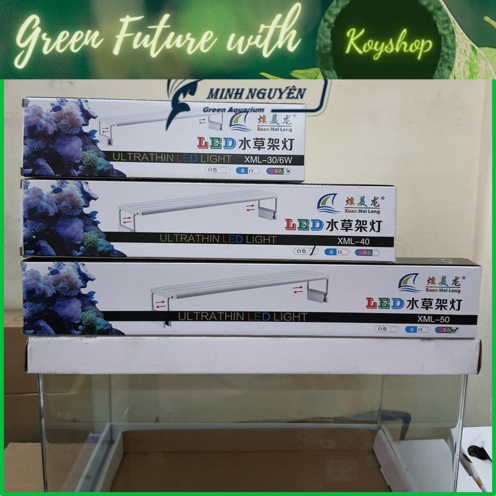 (G)Đèn LED bể cá XML LED bể thủy sinh Đèn led XuanMeiLong XML 20 cm Trắng độ sáng tốt, Tiết Kiệm năn