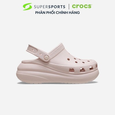 Giày Clog Unisex Crocs Crush U Quartz - Hồng - 207521-6UR ADS02 LS100