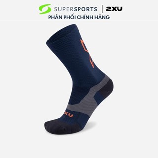 Vớ Thể Thao 2XU Vector Light Cushion - Xanh Navy - UA7005e-MDN/EMB