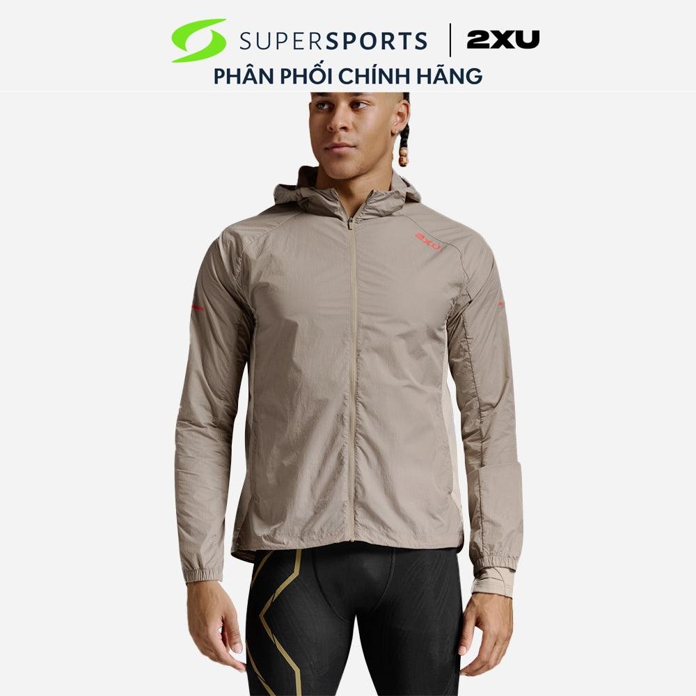 Áo Khoác Nam 2XU Aero Windbreaker - Xám - MR7208a-CAR/MNG