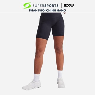 Quần Ngắn Bó Cơ Nữ 2XU Form Stash Hi-Rise - Đen - WA6907b-BLK/BLK