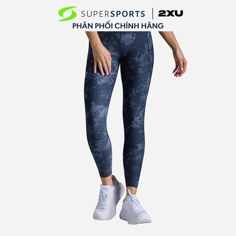 Quần Dài Bó Cơ Nữ 2XU Aero Hi-Rise - Xanh Navy - WA7246b-MDN/HAF ADS05-RM