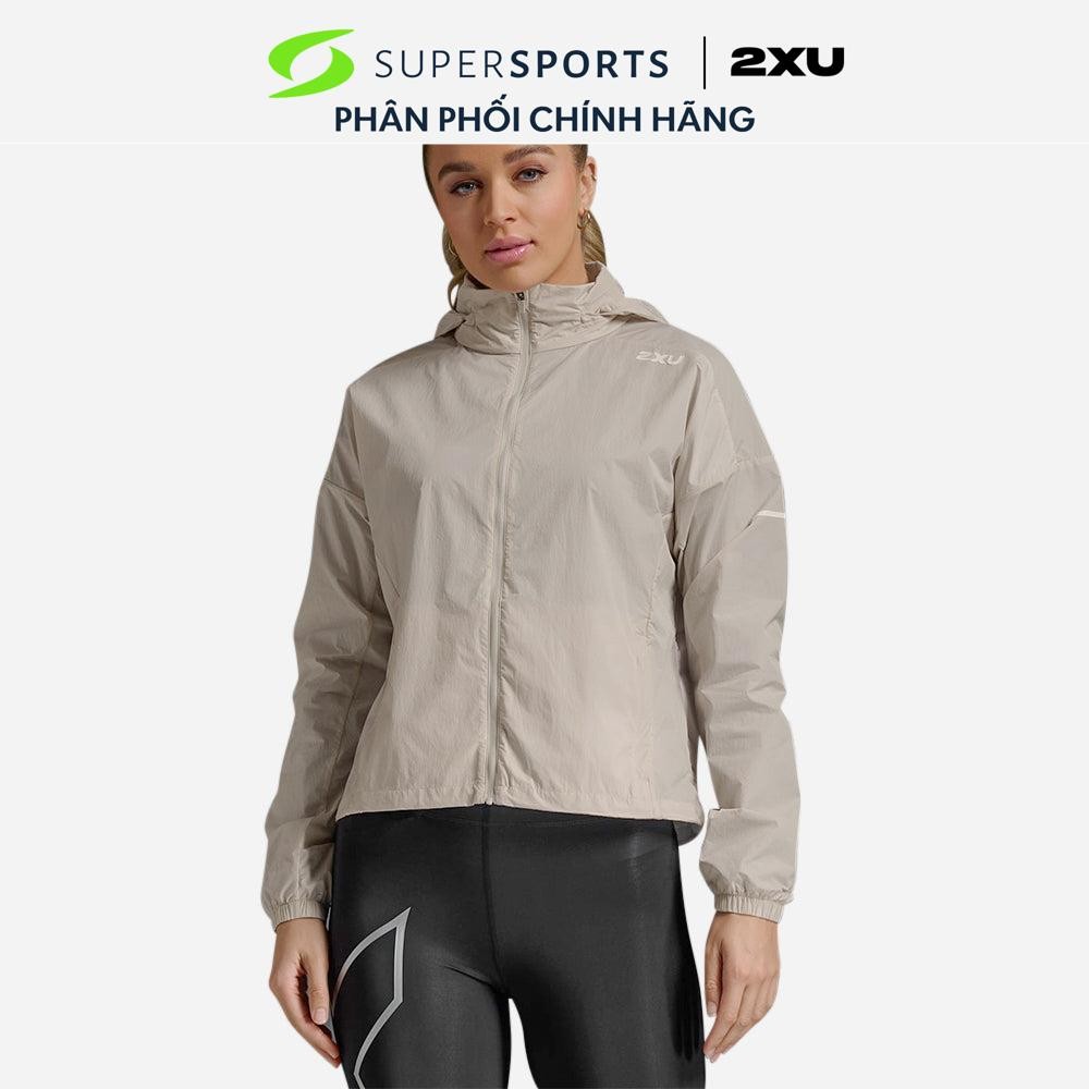 Áo Khoác Nữ 2XU Aero Windbreaker - Xám - WR7204a-MNG/WRF