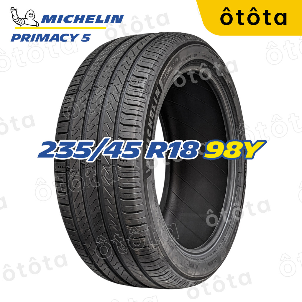 Lốp ô tô Michelin 235/45 R18 98Y Primacy 5 - Chính Hãng BH 6 năm (235/45R18, 235 45 R18)