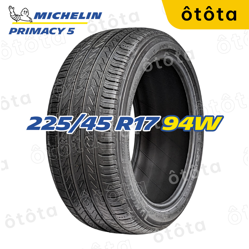 Lốp ô tô Michelin 225/45 R17 94W Primacy 5 - Chính Hãng BH 6 năm (225/45R17, 225 45 R17)
