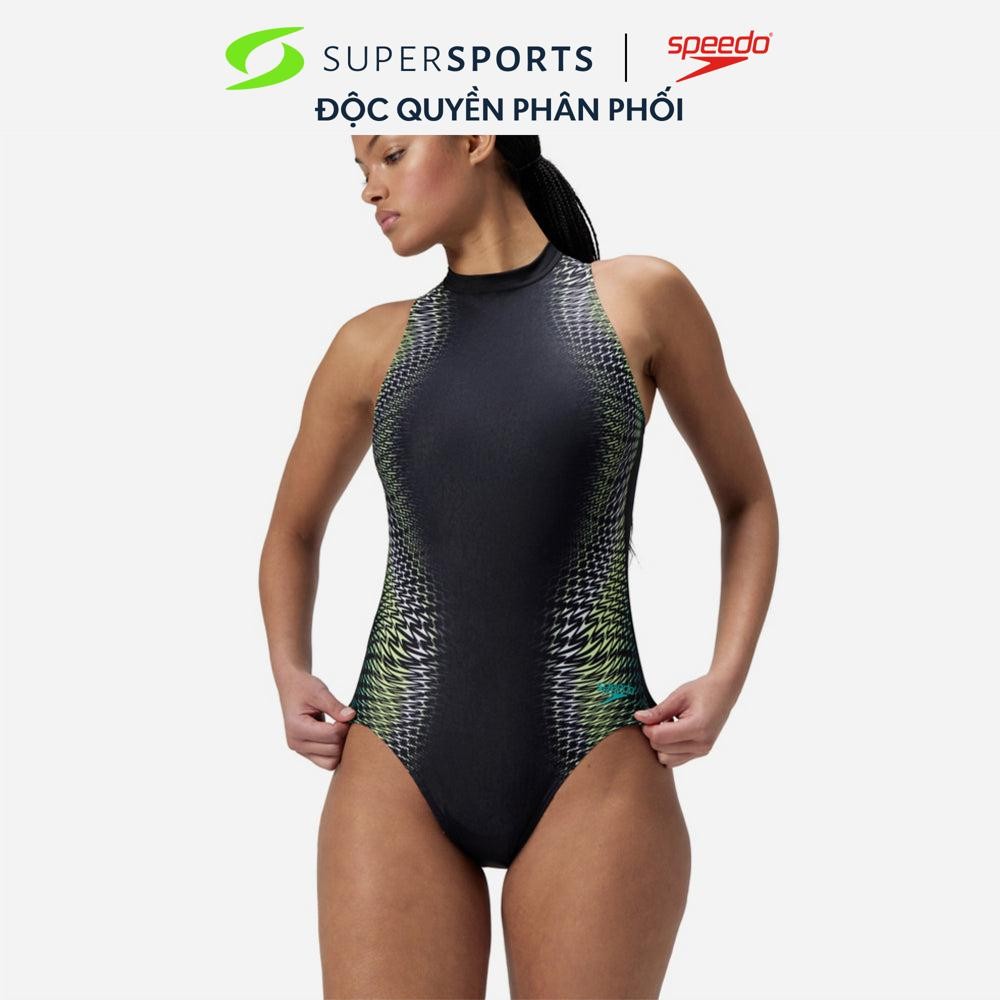 Đồ Bơi Một Mảnh Nữ Speedo Printed - Đen - 8-1244516569