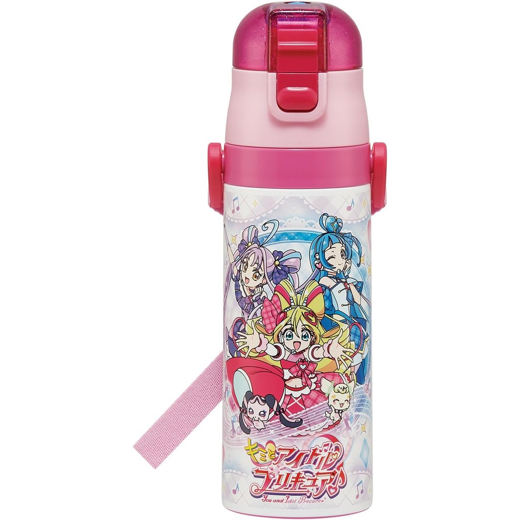 Skater SDC4-A Children's Stainless Steel Water Bottle, Direct Drinking 16.5 fl oz (470 ml), Lightwei