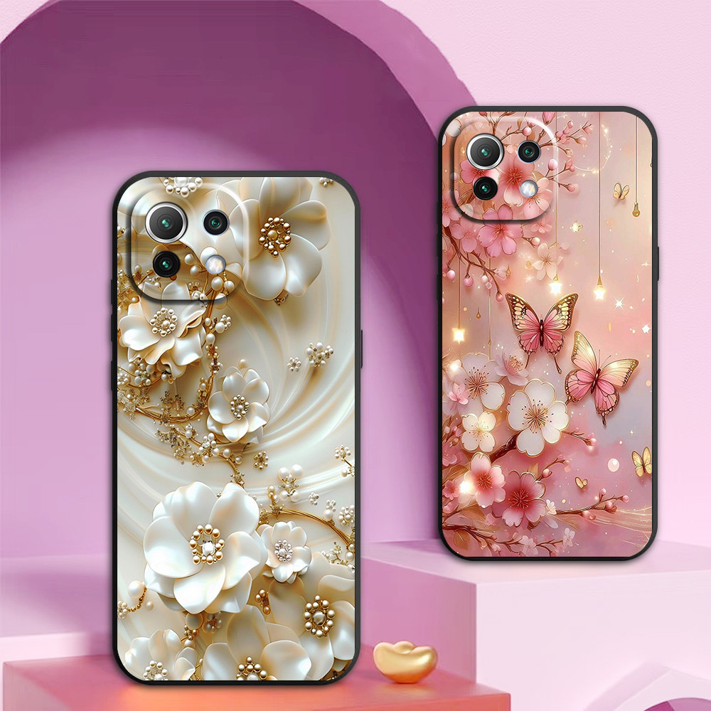 Ốp lưng Xiaomi Mi 11 5G / Mi 11 Lite 5G / Mi 11 Lite 5G NE in hình hoa sang đẹp
