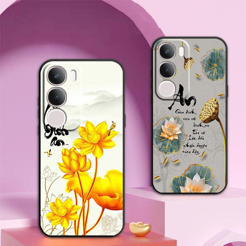 Ốp lưng Vivo Y19s / Y19s Pro in hình hoa sang đẹp