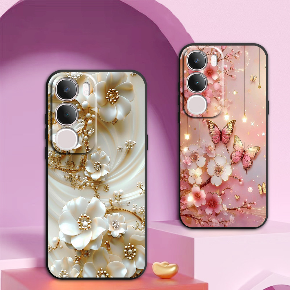 Ốp lưng Vivo Y19s / Y19s Pro in hình hoa sang đẹp