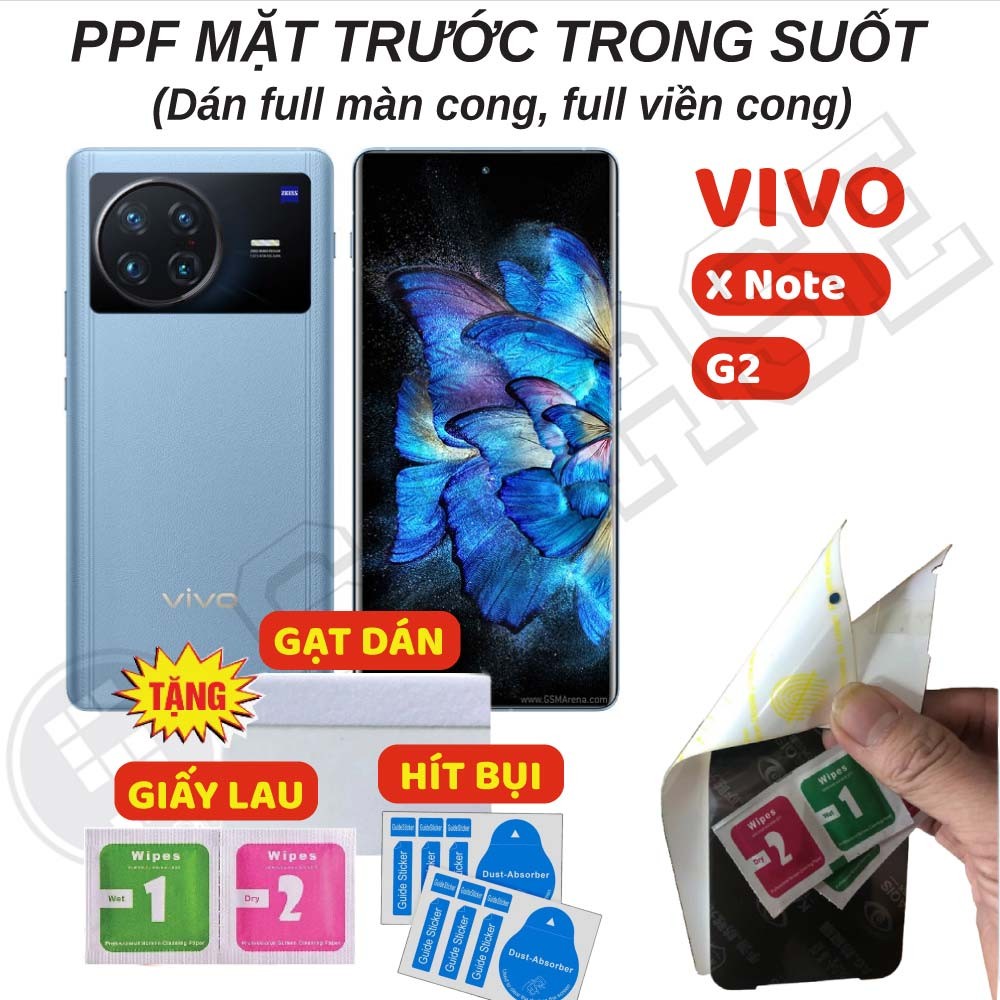 Dán PPF Full Màn Trong Suốt Vivo X Note/ Vivo G2
