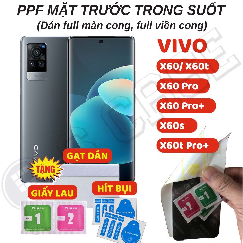 Dán PPF Full Màn Trong Suốt Vivo X60 Pro X60s X60 X60t Pro+