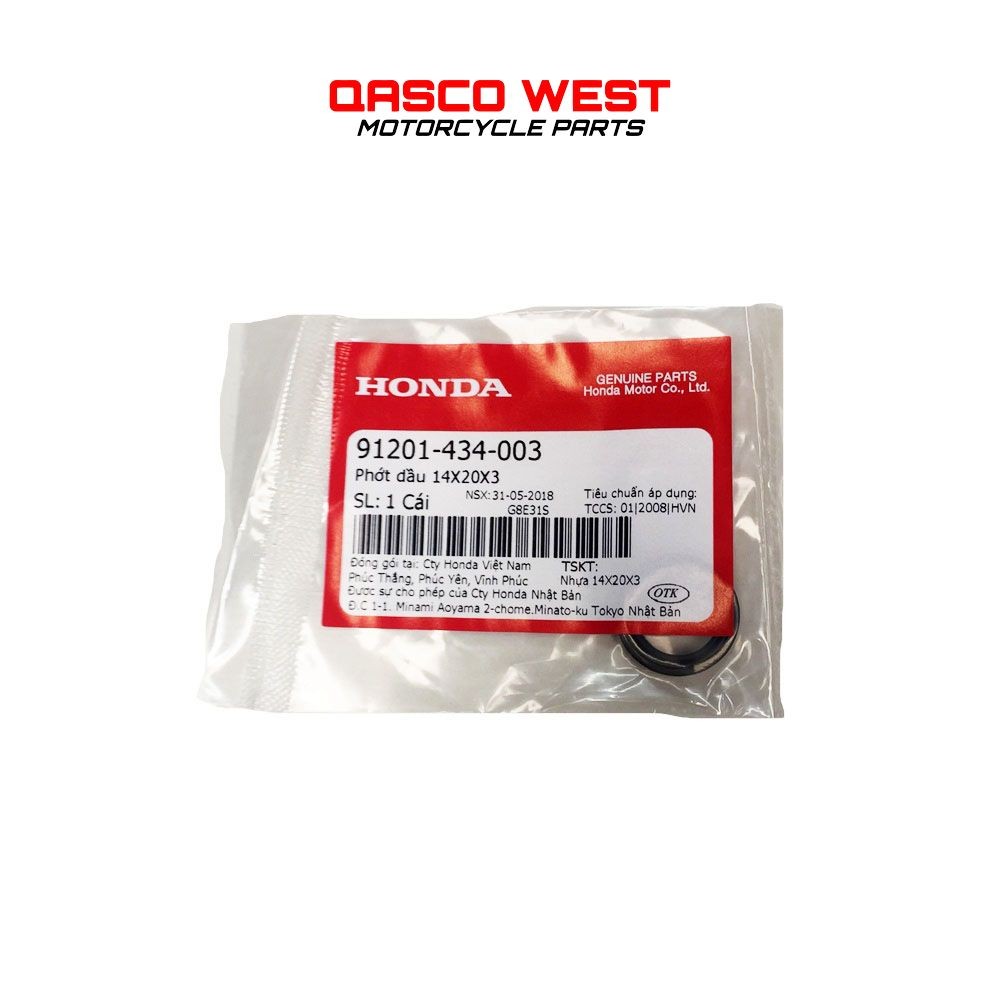 Phớt dầu HONDA cỡ 14x20x3  _(91201434003)/ H129