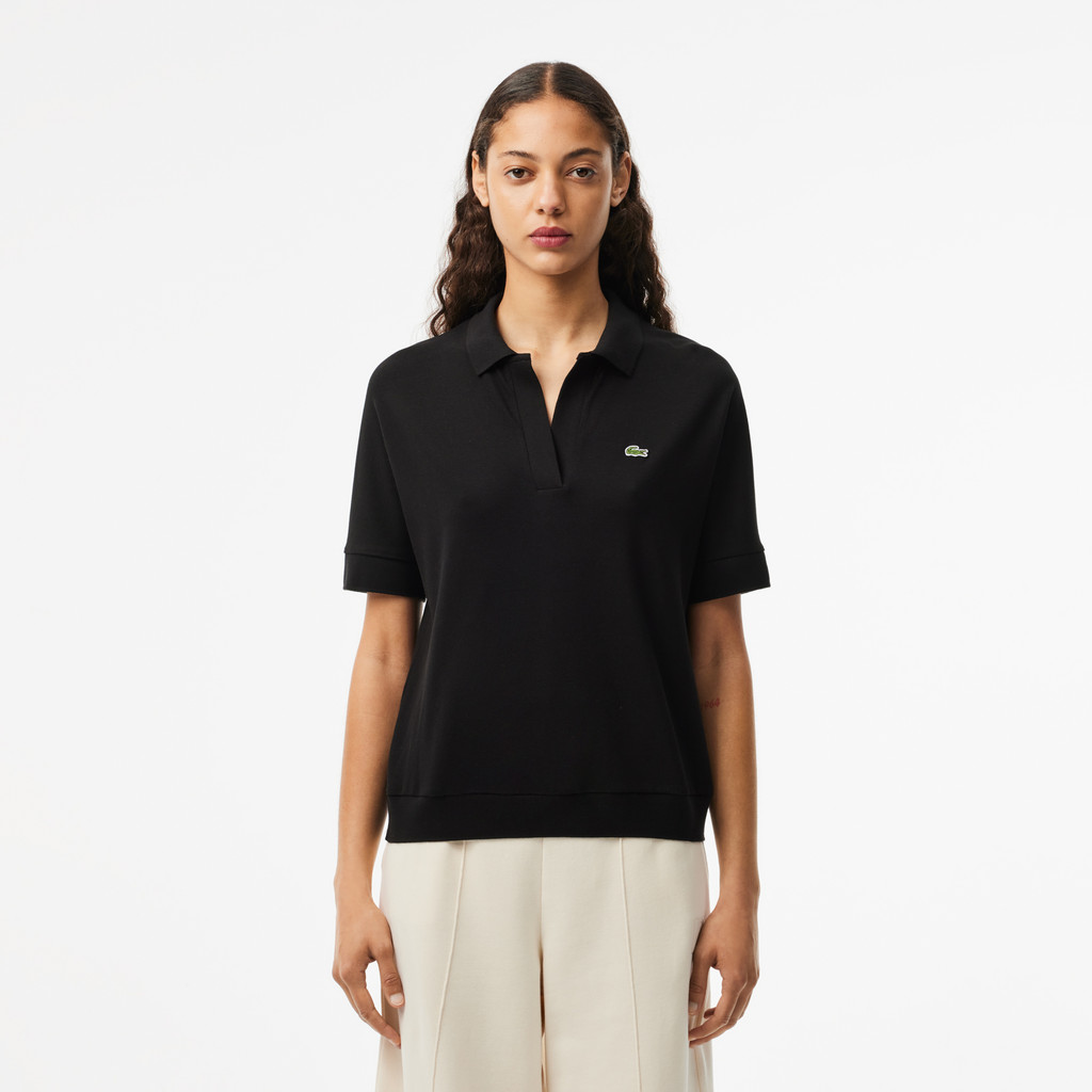 Áo Polo Lacoste Nữ Piqué Dáng Rộng