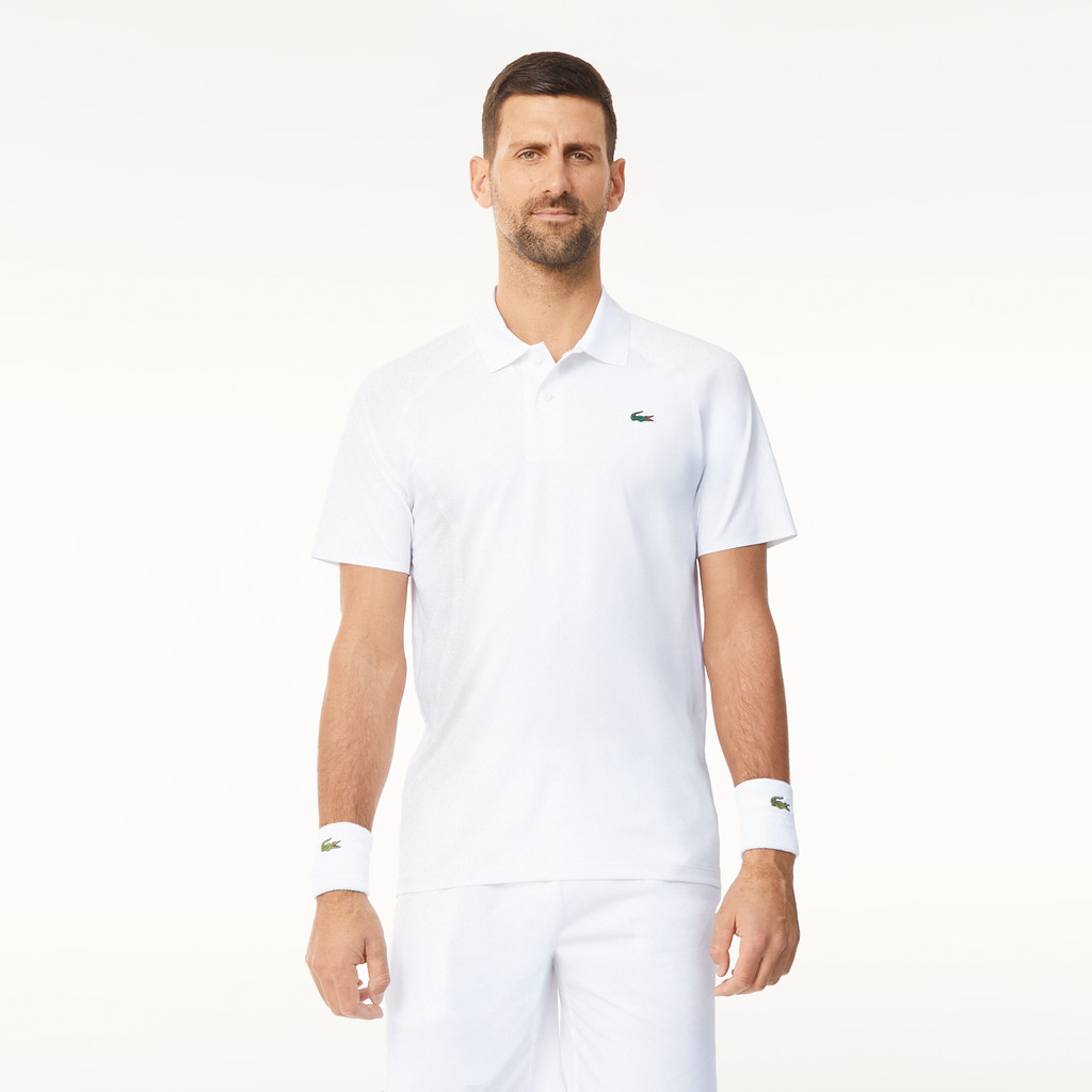 Áo Polo Tennis Lacoste Nam x Novak Djokovic Dáng Suông