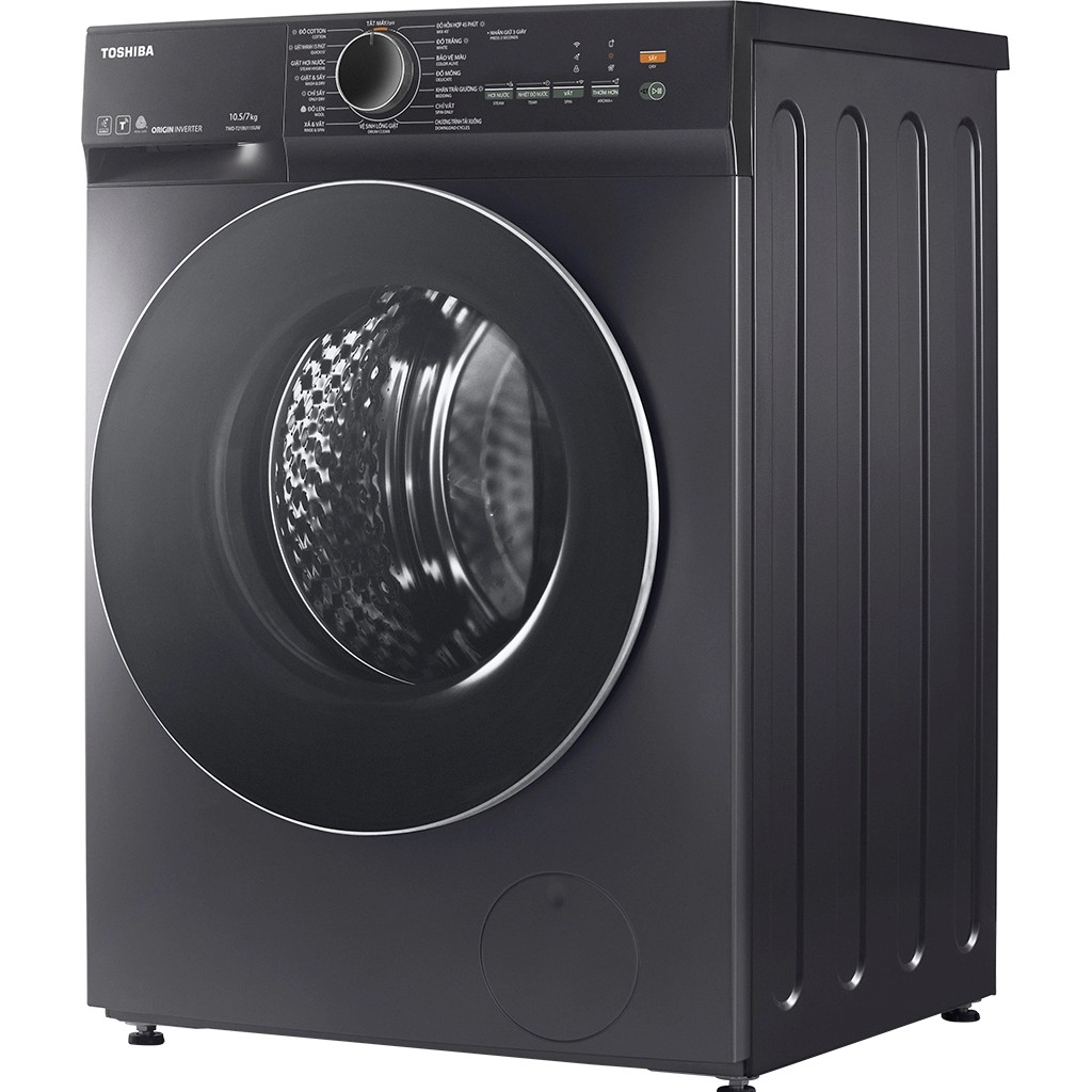 Máy giặt sấy cửa trước Toshiba Inverter TWD-T21BU115UWV(MG) 10.5/7kg | BigBuy360 - bigbuy360.vn