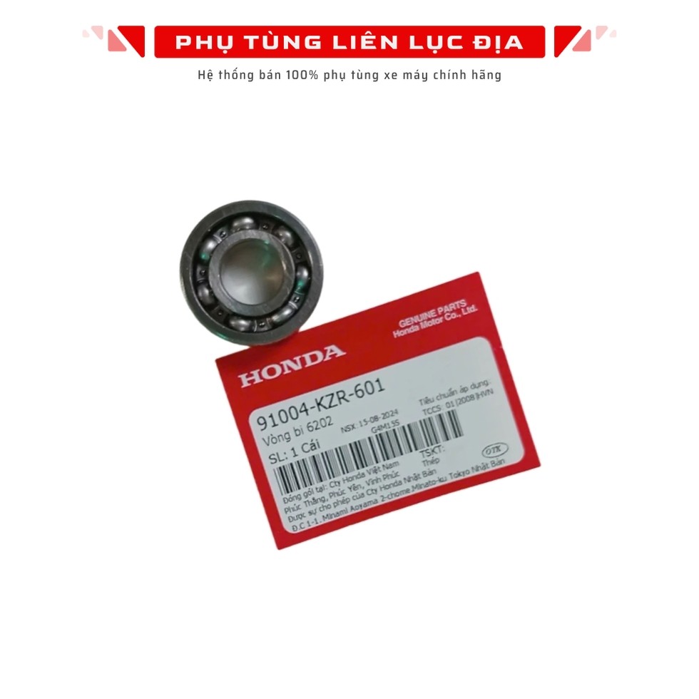 Vòng Bi 6202 AB, Air Blade / Lead / Pcx / Sh / Sh Mode Kzr (91004KZR601)