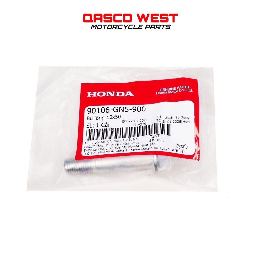 Bu lông HONDA 10x50 dùng chung nhiều xe  _(90106GN5900)/H766