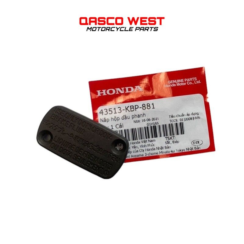 Nắp hộp dầu phanh HONDA nhiều dòng xe  _(43513KBP881)/ H359