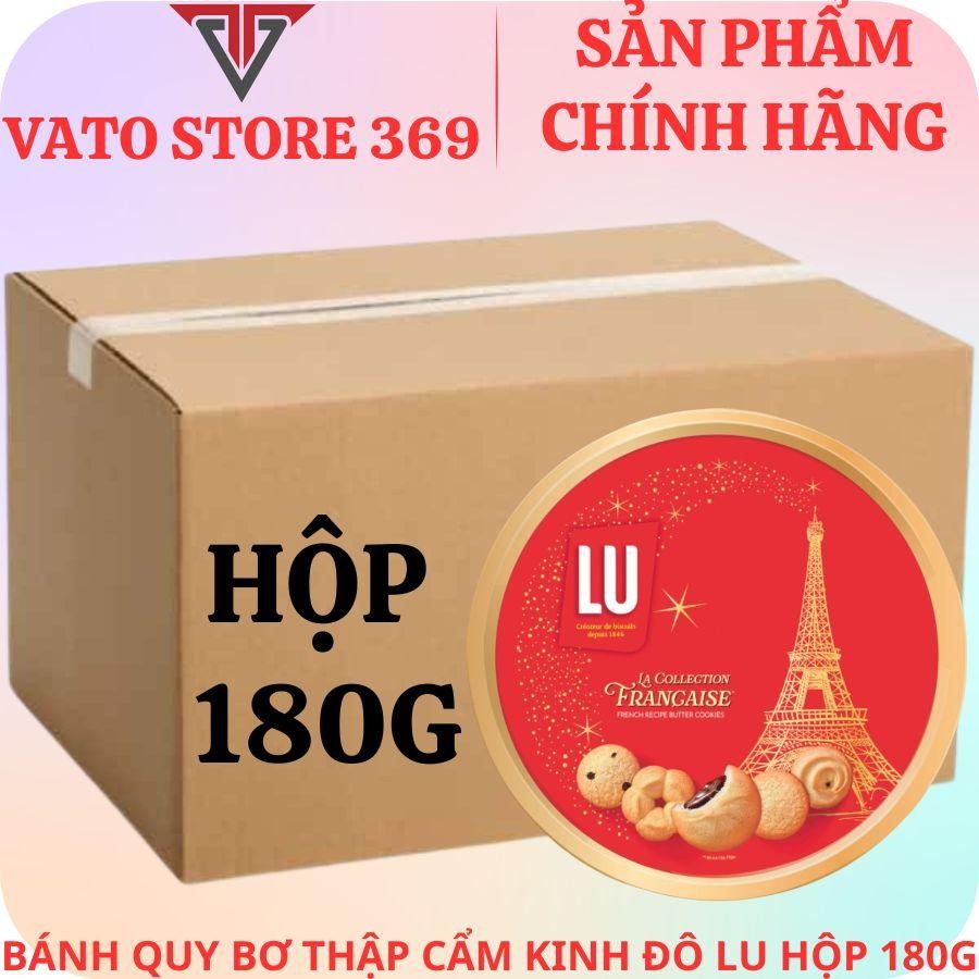Bánh quy bơ thập cẩm LU pháp hộp 180g