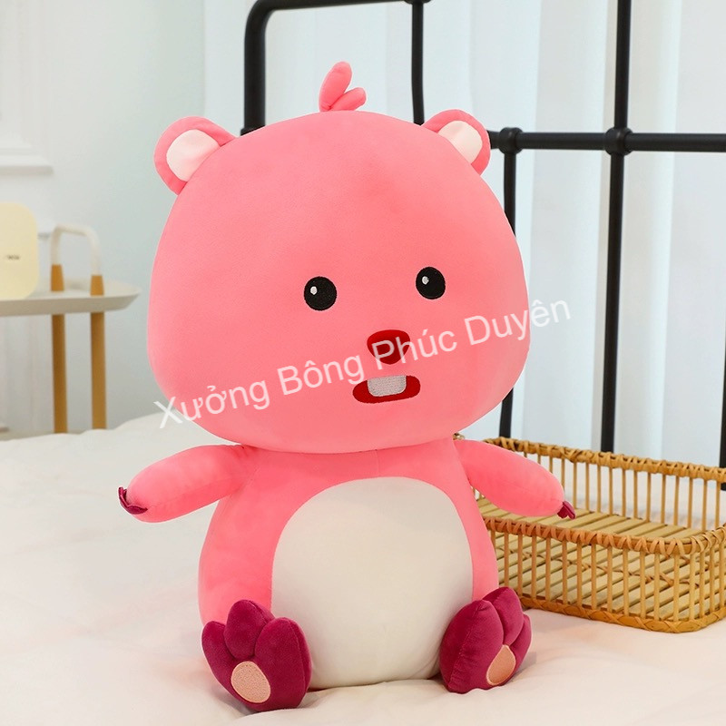 Gấu Bông Loopy Miniso Dễ Thương Lông Thỏ Chuẩn QC Size 45-50cm