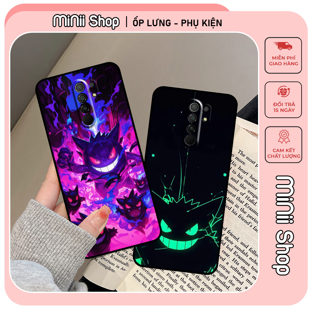 Ốp lưng Xiaomi Redmi 9 in hình phong cách gengar