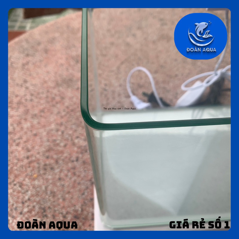 Bể kính đúc [Size: 30x17x20] Bể cá cảnh | Bể cá mini | Hồ thủy sinh( V)
