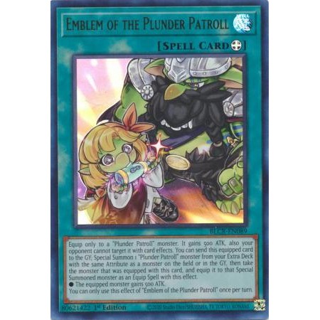Thẻ bài Yugioh - BLCR-EN089 - Emblem of the Plunder Patroll