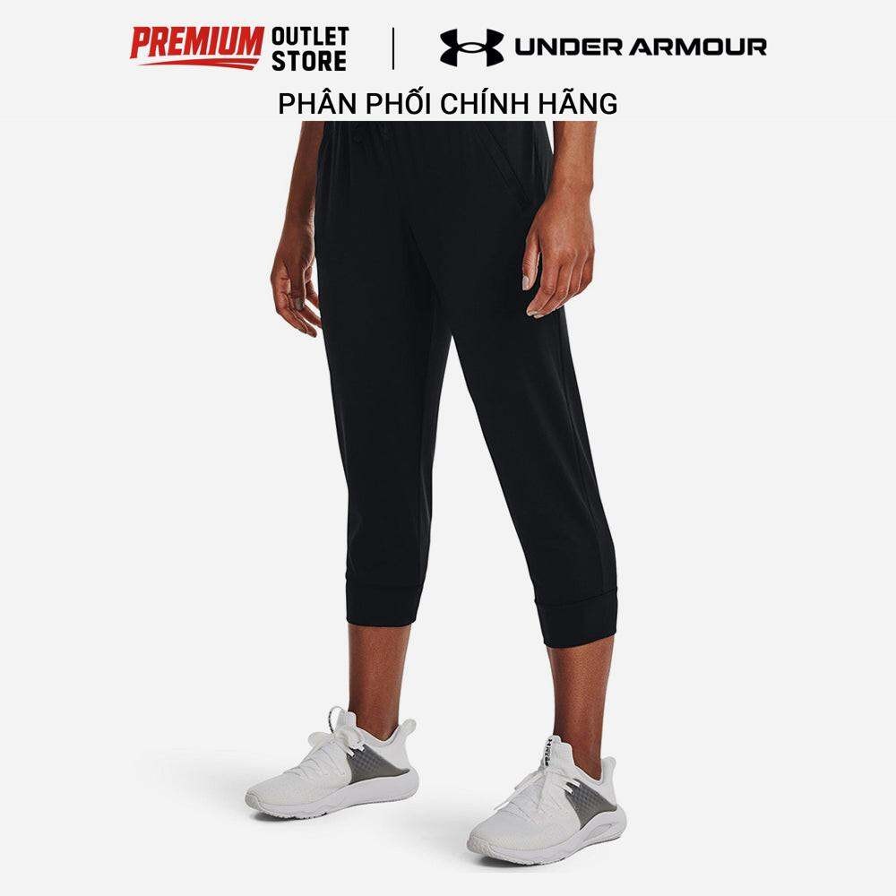 [MUA 2 GIẢM TỚI 15%] - Quần Dài Nữ UA Heatgear® Armour Capri - Đen  - 1372632-001
