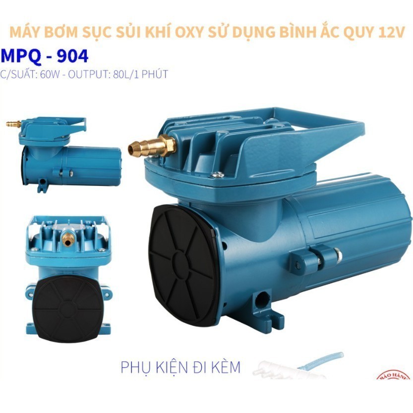 (SH) Máy Sủi Khí Oxy Sử Dụng Bình Ắc Quy Resun MPQ 902 - 903 - 904 - 905