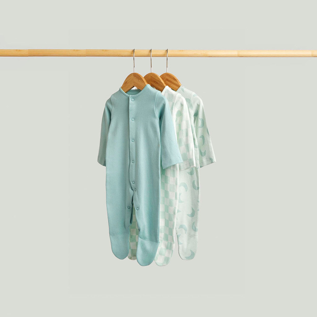 mothercare - Bộ 3 áo liền quần bé trai - LK160