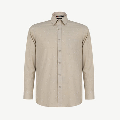 Áo sơ mi nam tay dài KHATOCO form Tailor Fit mã A1MD538T1-CNIN702-2701-D