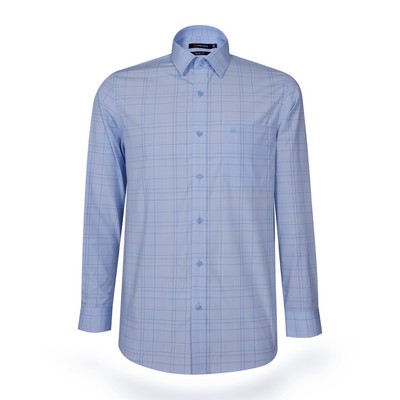 Áo sơ mi nam tay dài KHATOCO form Tailor Fit kẻ caro mã A1MD468T1-CNCR345-2505-D