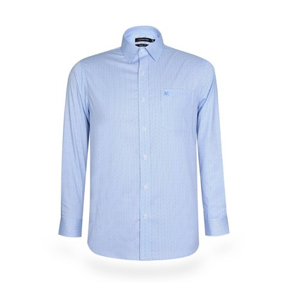 Áo sơ mi nam tay dài KHATOCO form Tailor Fit sọc mã A1MD498T1-CNSC530-2606-D