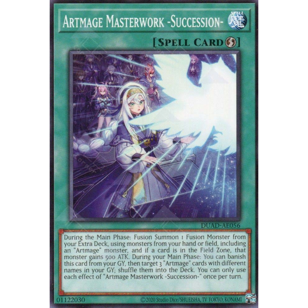 [ Bài Yugioh Chính Hãng ] DUAD-AE056 Artmage Masterwork -Succession- - Common