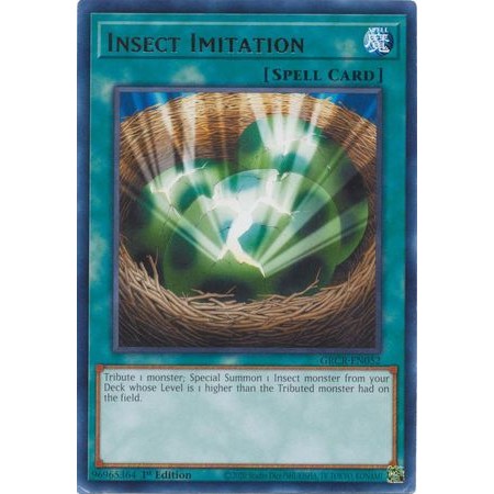 Thẻ bài Yugioh - GRCR-EN052  -  Insect Imitation