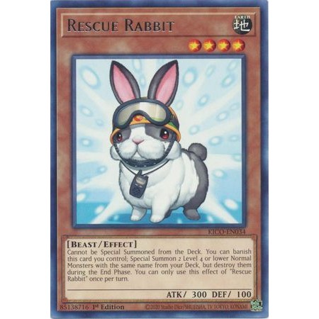 Thẻ bài Yugioh - KICO-EN034  -  Rescue Rabbit