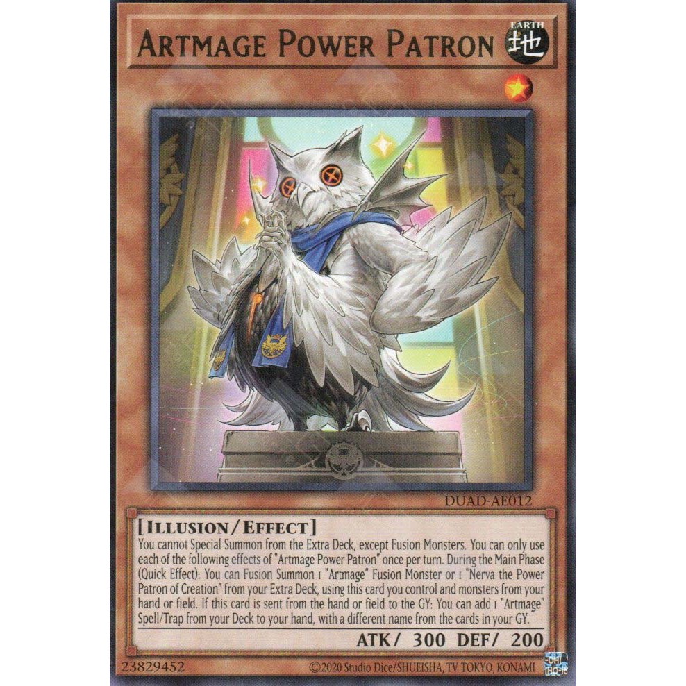 Thẻ bài Yugioh - DUAD-AE012 - Artmage Power Patron