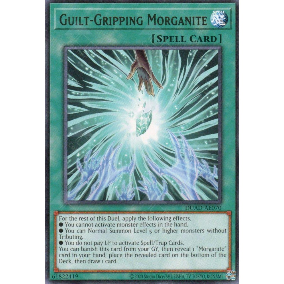 Thẻ bài Yugioh - DUAD-AE070 - Guilt-Gripping Morganite