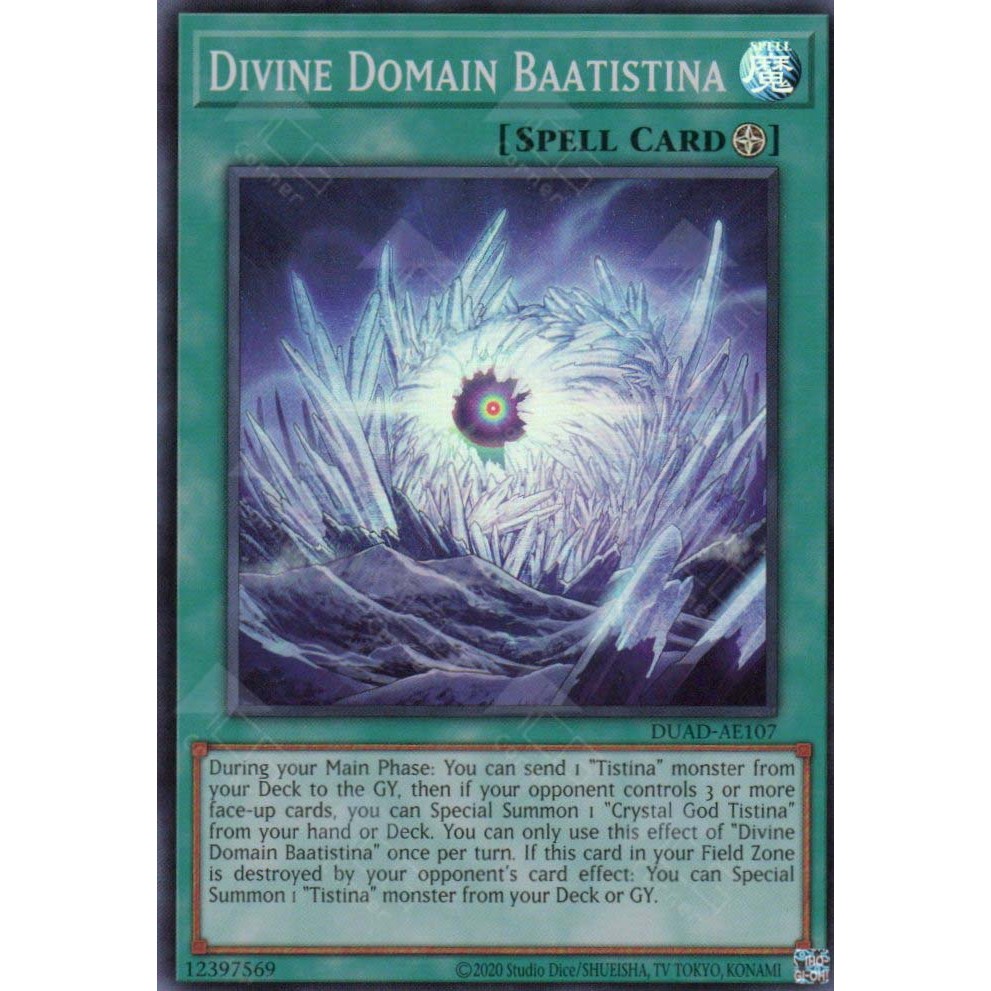Thẻ bài Yugioh - DUAD-AE107 - Divine Domain Baatistina