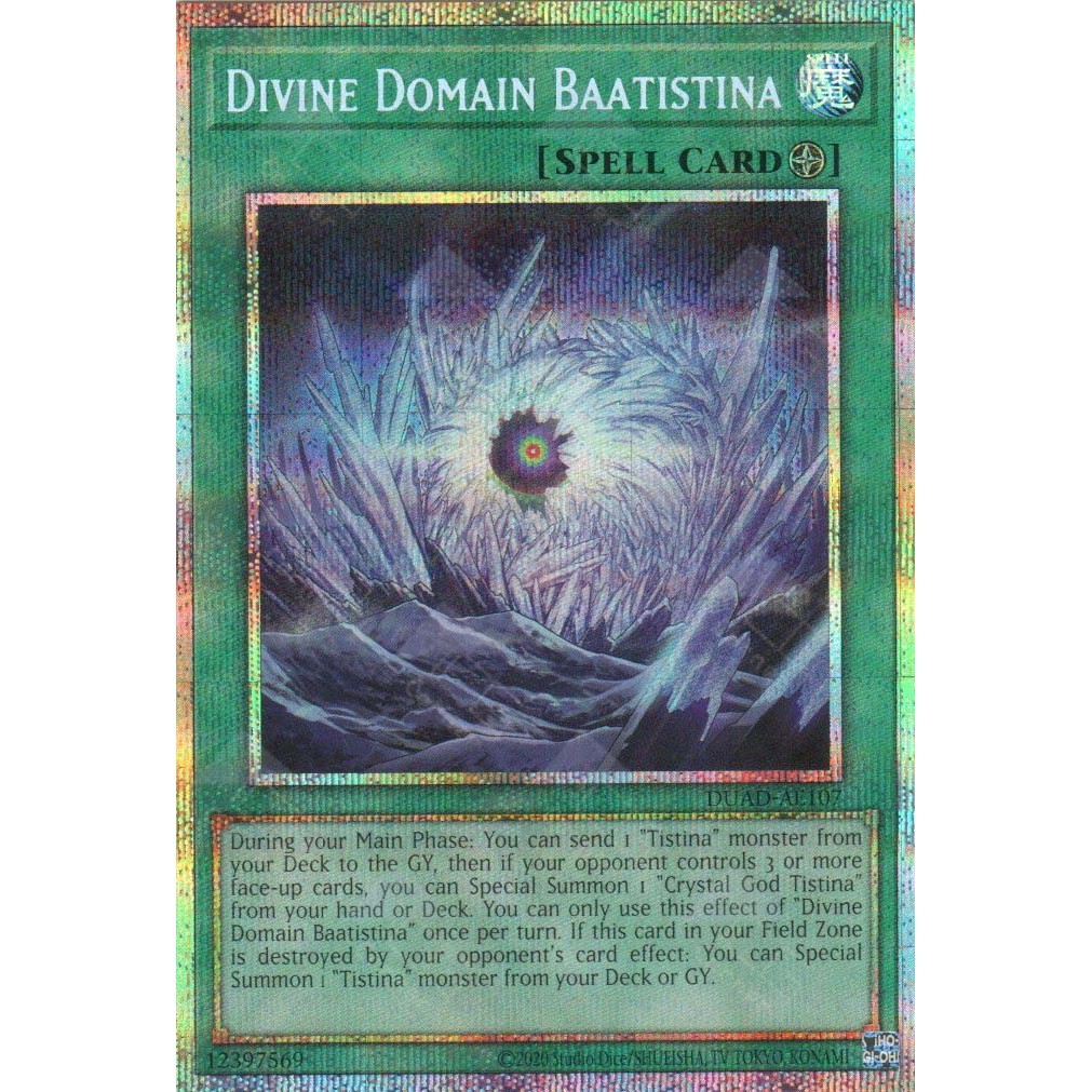 Thẻ bài Yugioh - DUAD-AE107 - Divine Domain Baatistina