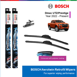 BỘ GẠT MƯA BOSCH AEROTWIN 24" & 16": ISUZU DMAX UTZ, PRESTIGE ĐỜI XE 2022 ĐẾN NAY