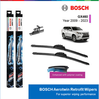 BỘ GẠT MƯA BOSCH AEROTWIN 26" & 20": LEXUS GX460 ĐỜI XE 2009 ĐẾN 2023