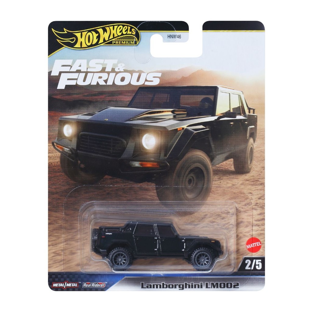 Đồ Chơi Mô Hình Siêu Xe Premium Fast&Furious Lamborghini LM002 HOT WHEELS JBL86/HNW46