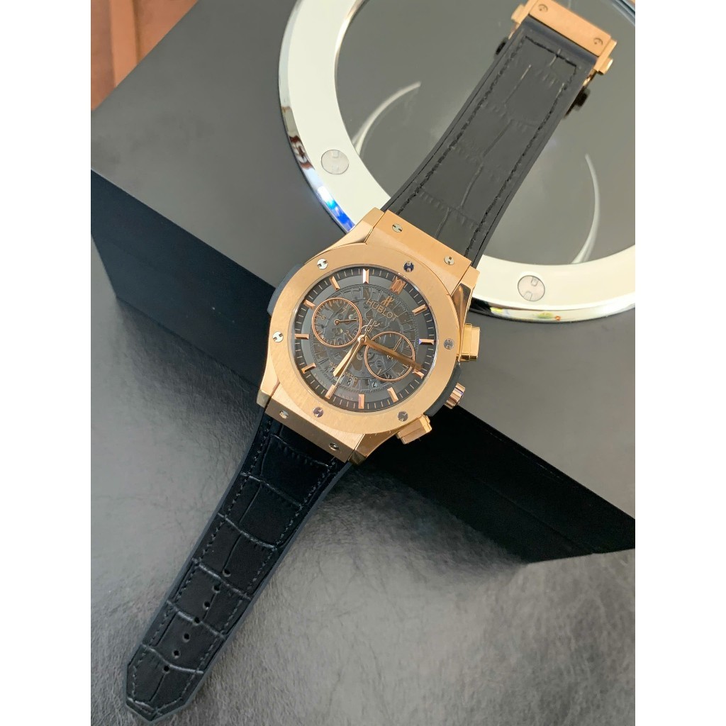 đồng hồ nam Hublot Classic Fusion 42mm máy cơ nhật bản, bấm giờ thể thao chronograph